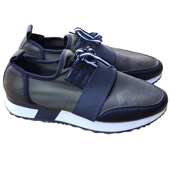 Steve Madden "Arctic" army green sneakers size 8US - Picture 7 of 10